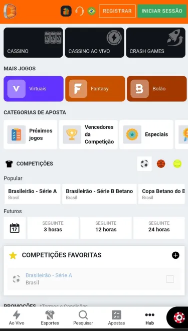 Esportes Virtuais na Betano